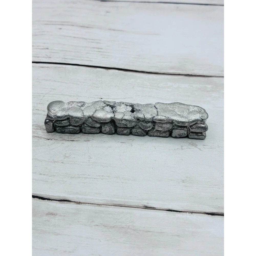 Vintage Metal Terrain Lot Stone Wall and Ladder Tabletop Wargaming Diorama 2-Pie